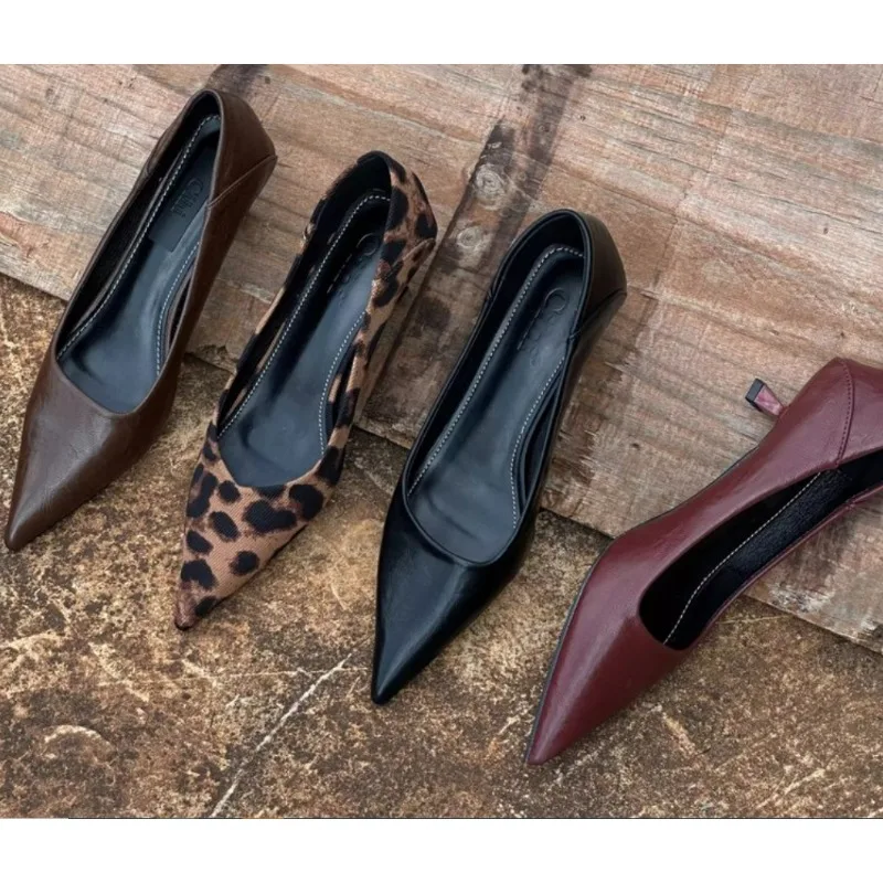 Women'S Shoes Quality - 2026 Damskie seksowne szpilki w kolorze